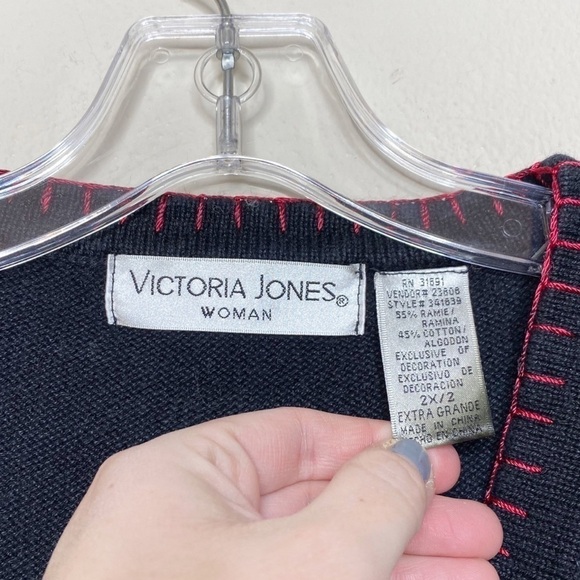 Vintage Ugly Christmas Sweater Vest - Picture 3 of 5